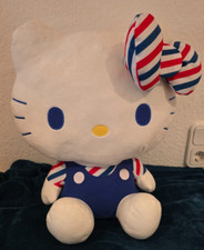 HELLO KITTY PLÜSCHKATZE 45 CM. dreifarbig Tricolor EIKOH Original aus Japan