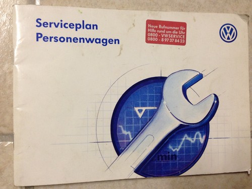 Serviceplan serviceheft - vw,