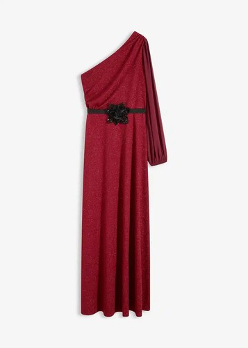 One shoulder kleid mit - one-shoulder-kleid,