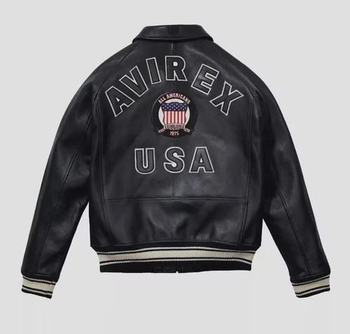 Herren avirex schwarz - herren, echte