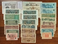 Alte Banknoten für Sammler