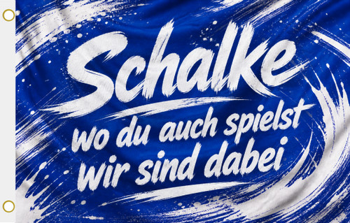 Fahne flagge schalke - flagge,