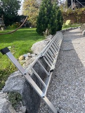 Sprossen- Seilzugleiter mit Standard-Traverse 2x 15 Sprossen