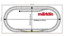 **Märklin H0 C-Gleis Set 6, 53-teilig, Oval mit Parallel- & Abstellgleis, Neu**