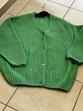 Guler Zürich Merino Cashmere hochwertiges Cardigan, Gr, L, grün, NP 399€