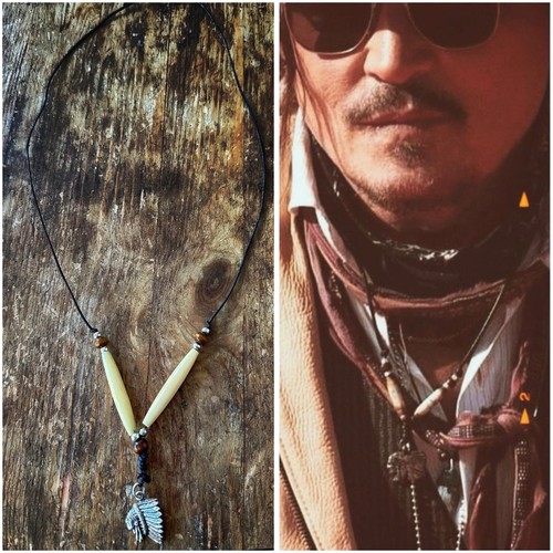 Johnny depp chief necklace - chief,