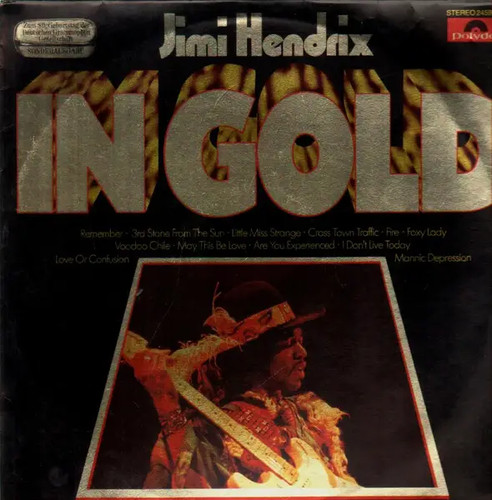 Jimi hendrix gold - jimi, mint