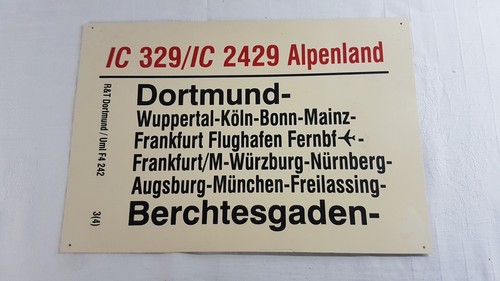 Zuglaufschild zugschild - zuglaufschild,