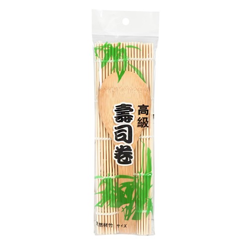 Sushi matte mit löffel - sushi,