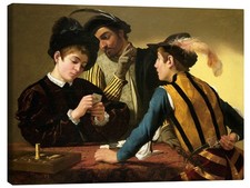 Leinwandbild Die Falschspieler