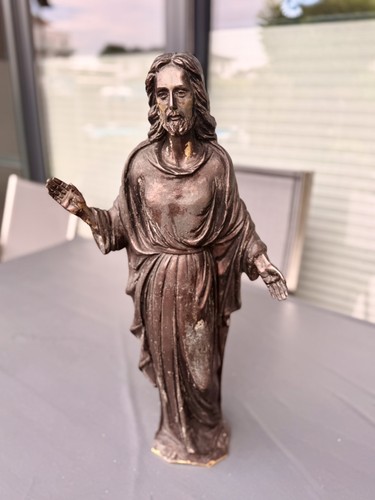 Messing skulptur jesus - messing,