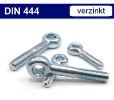 Augenschraube DIN 444 - Stahl verzinkt - M16 M20 M24 M30  - Augbolzen Torband