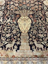 ??China Hereke,Seide,183x125 cm,Handgeknüpft Teppich,Rug,Tappeto,Tapis?