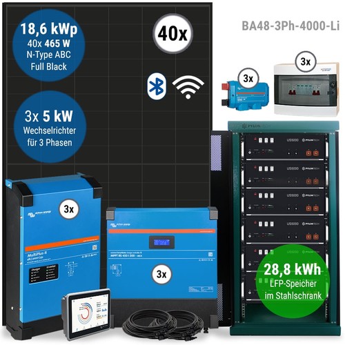 Solar inselanlage phasig - solar-inselanlage, 3-phasig