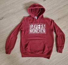 FC BAYERN MÜNCHEN Herren Hoodie Pullover Rot Größe S