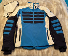 BOGNER Skijacke, Blau/Weiß, Gr. 50, mit Kapuze