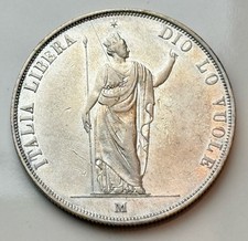 Lombardei 5 Lire 1848 M