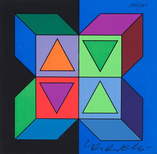 Victor vasarely serigrafie - victor,