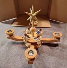 Adventsleuchter Kerzenhalter Musikanten Engel Erzgebirge Leuchter