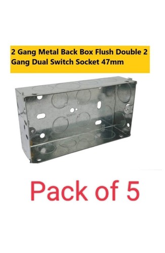 Gang metall rückwanddose - 2,
