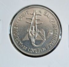 WESTAFRIKANISCHE STAATEN 1969 100f Münze SAWFISH