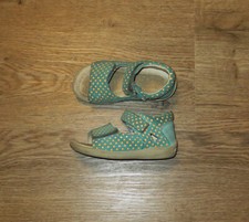 Pepino by RICOSTA "Taya" Mädchen Sandalen Gr. 22 Velours Leder türkis Schuhe