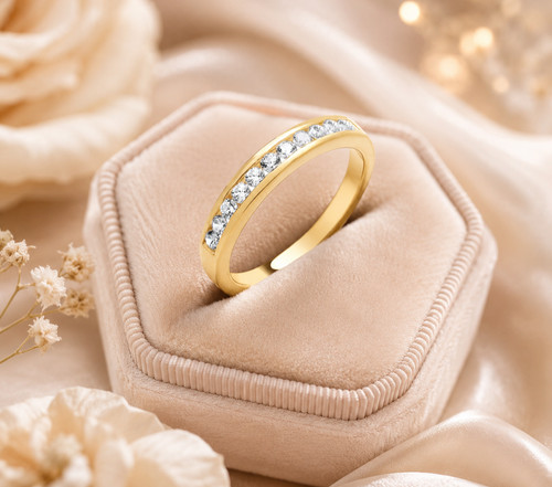 Eleganter eternityring - eternityring, in