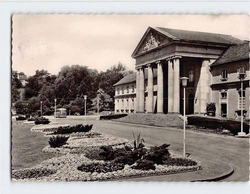 Postcard kurhaus bad aachen - kurhaus,