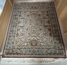 Orientteppich Türkei Hereke 216 cm x 179 cm Wolle auf Baumwolle Mit Zertifikat