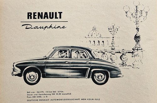 Renault dauphine originale - renault,