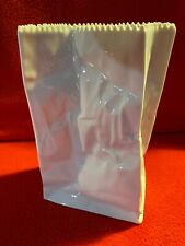 Rosenthal studio-linie Tütenvase Papiertüte Vase weiß groß Tapio Wirkkala