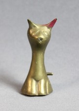 #9368 -  Messing Katze um 1970