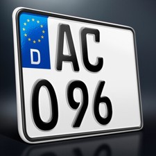 1 Kennzeichen | 190 x 130 mm |