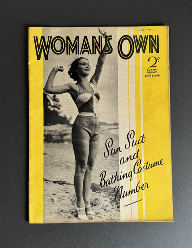 Woman own vintage magazine - woman's,