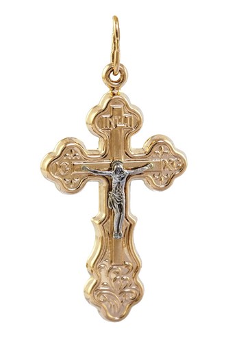 585 rotgold kreuz - rotgold,