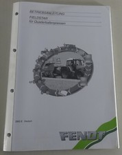 Betriebsanleitung / Handbuch Fendt Feldstar für Quaderballenpresse 