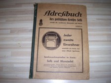 Einwohnerbuch Stadt und Kreis