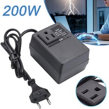 200W EU Spannungswandler Netzsteckeradapters AC 220V zu auf 110V für Reisen