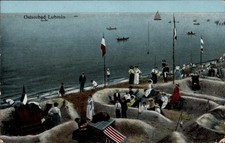 Ak Ostseebad Lubmin in Pommern, Ostseebad  Strand, Boote, Menschen... - 4902882