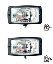 2x Hauptscheinwerfer H4 Fernlicht Abblendlicht Positionslicht m. Lampenfassung