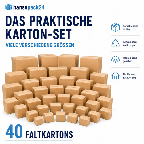 Versandkarton vielen - in,