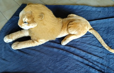 Plüschtier Löwe (liegend, ca. 110 cm) Lebensecht Großkatze Kuscheltier Lion