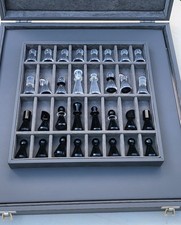 Swarovski - Schach Spiel - Silver Crystal Nr. 155753 wie Neu in Box