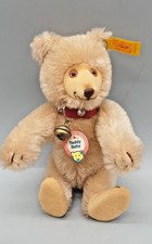 Steiff Miniatur Teddy -Baby hell Knopf Fahne Schild Halsband Glocke