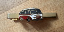 SETRA-Kässbohrer-Bus Krawattennadel rot/gold Vintage Sammler!