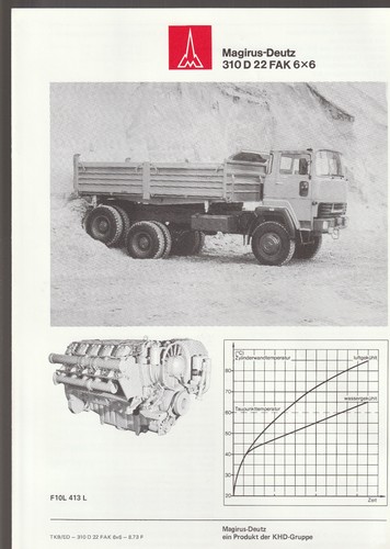 Lkw prospekt magirus deutz - magirus,