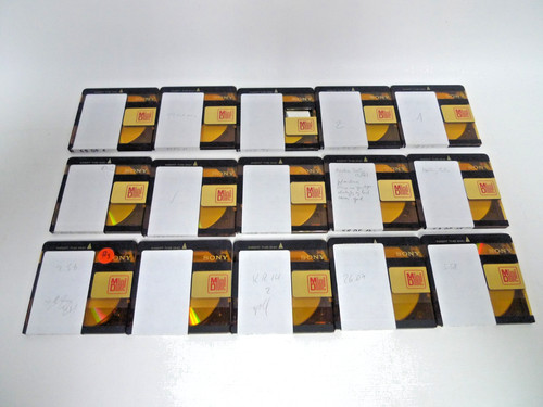 15x minidisc sony premium - sony,