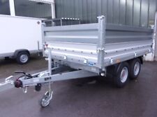 Stema Trius elektr. 3-Seitenkipper 3500 KG + Rampen + Bordwandaufsatz + Stützen