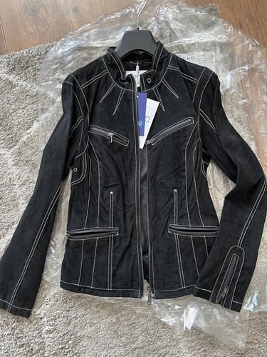 Lederjacke schwarz neu - lederjacke,