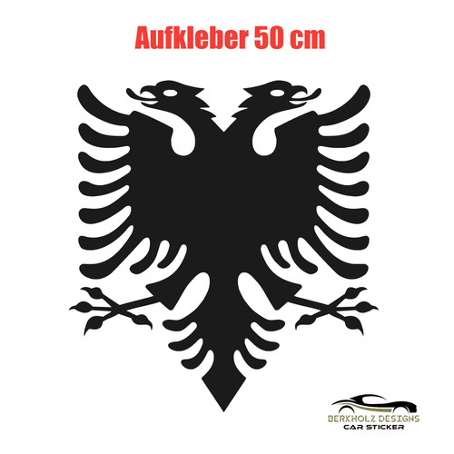 Albanischer adler aufkleber - albanischer,